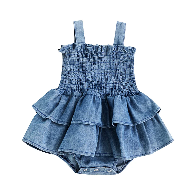 Denim Romper 1