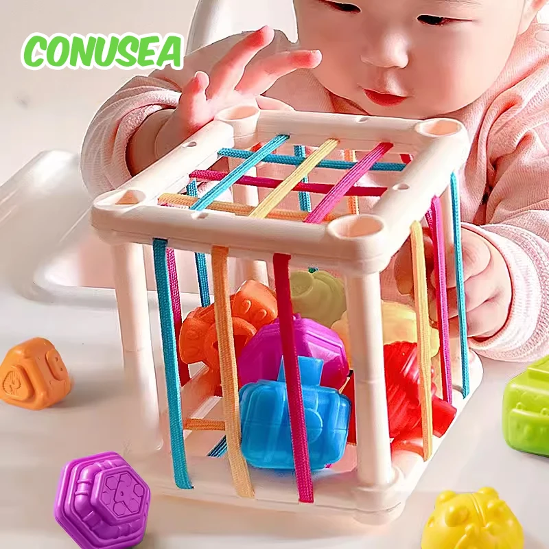 Montessori Blocks Sorting Game 1