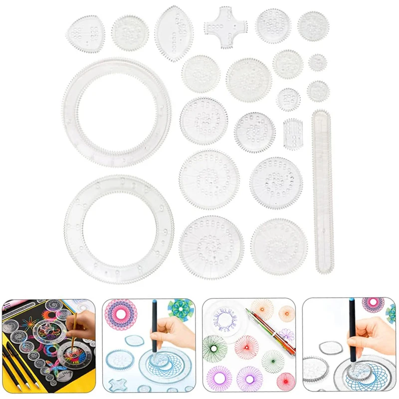 22pcs Spirograph Kit 2