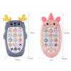 Baby Phone Toys Bilingual Telephone Teether Music Voice Toy Early Educational Learning Machine Electronic Children Gift Baby Toy 6