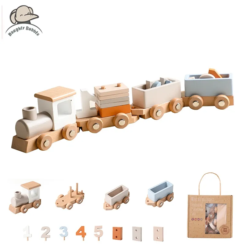 Wooden Train Toys 1