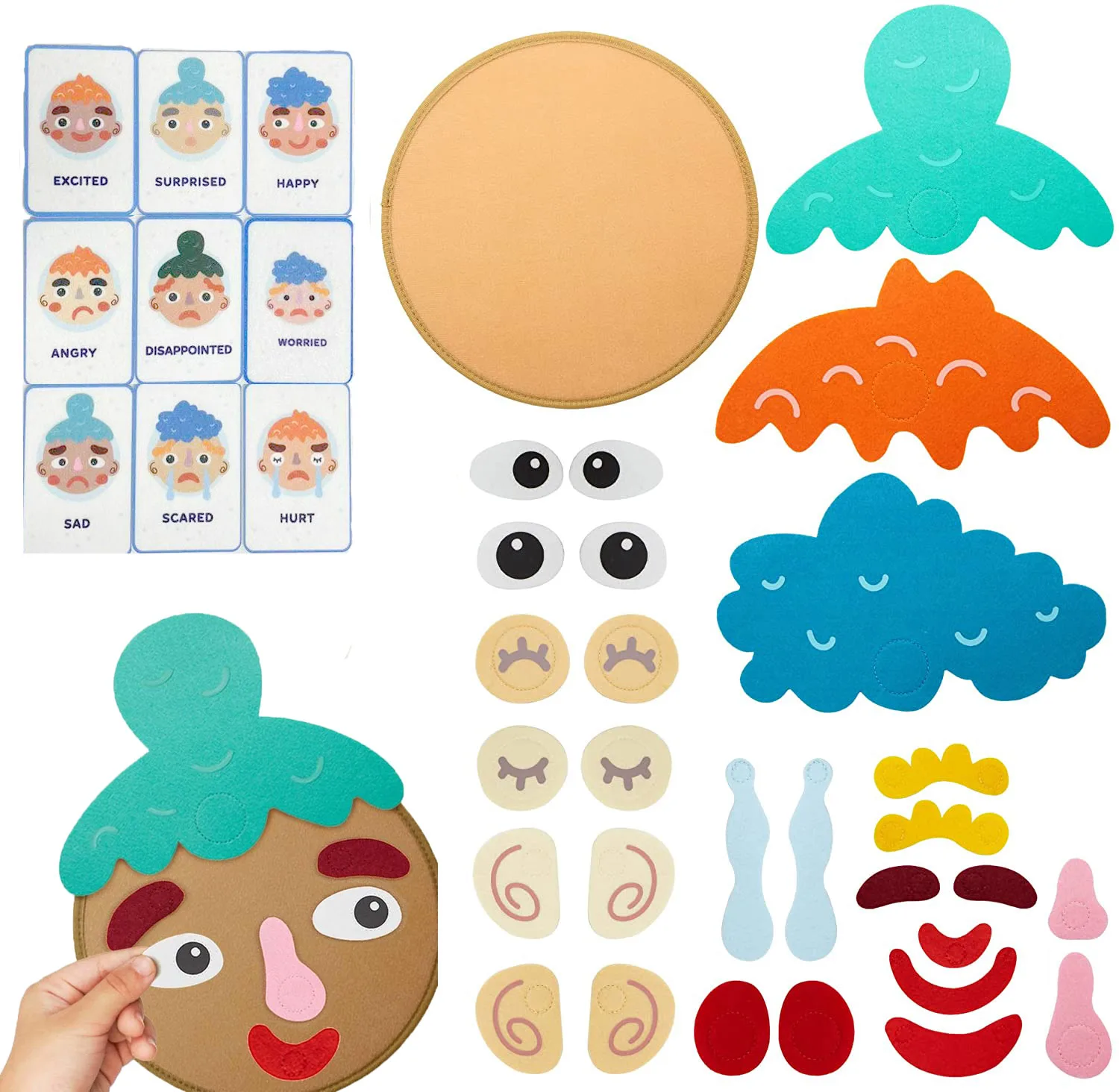 Montessori Facial Expression Game 2