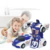 One-key Automatic Transform Robot Car Model Toy for Boys Children Plastic Funny Action Figures Deformation Vehicles Car Kid 4