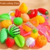 Children Kitchen Toys Set Cookware Kitchen Toys Simulated Fruits Cutting Toys Cooking Accessories for Kids Girls Christmas Gift 3